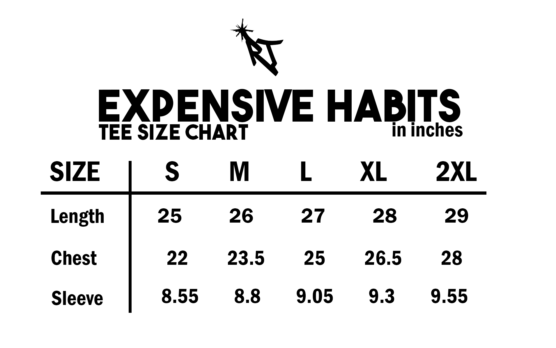 EXPENSIVE HABITS TEE